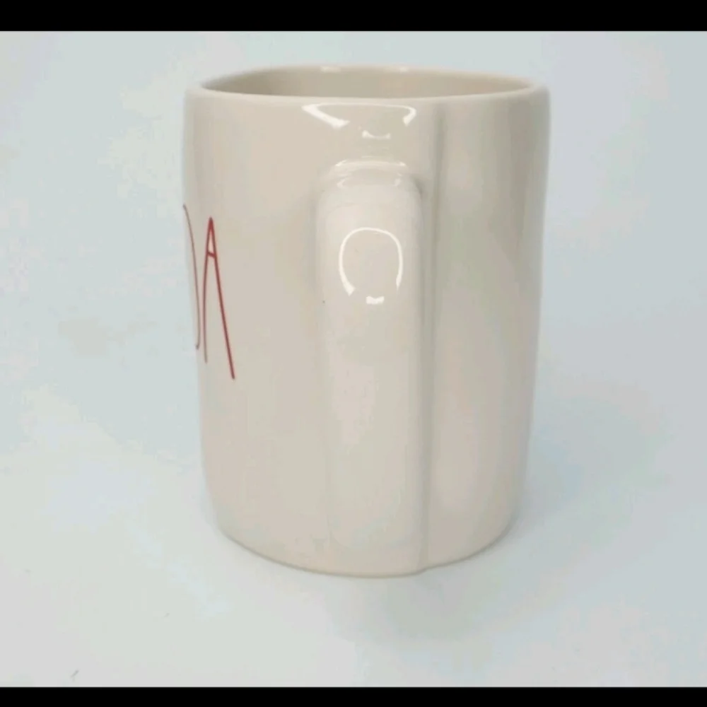 Rae Dunn Cocoa Mug Artisan Collection By Magenta - Red Lettering